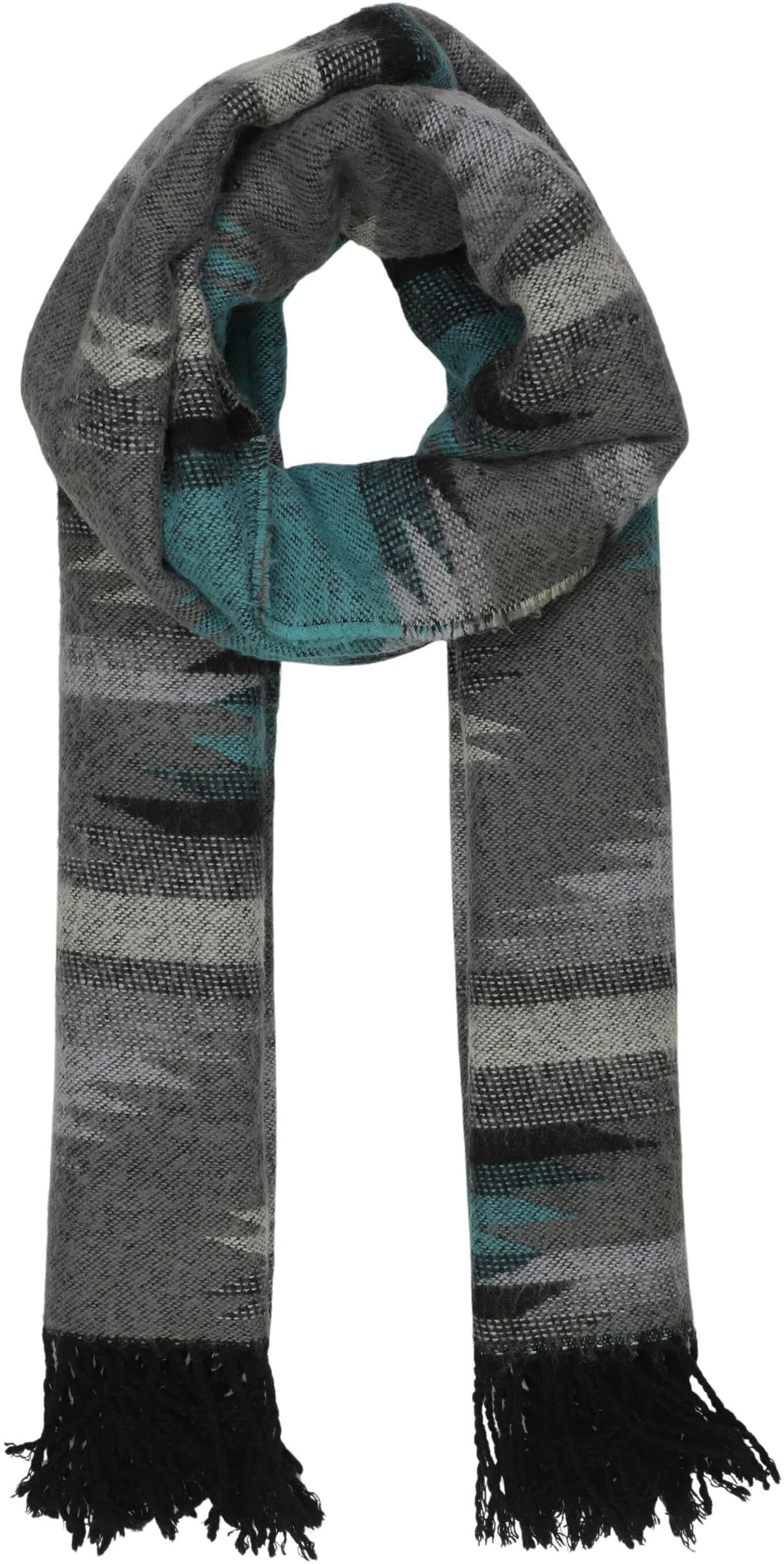 pieces Damen Schal oder Tuch, Mehrfarbig, kein / Etikett - Second Hand