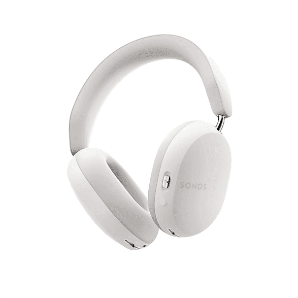 Auriculares inalámbricos - Sonos Ace, Supraaurales, Inalámbricos, 30 horas de autonomía, Cancelación ruido, Blanco