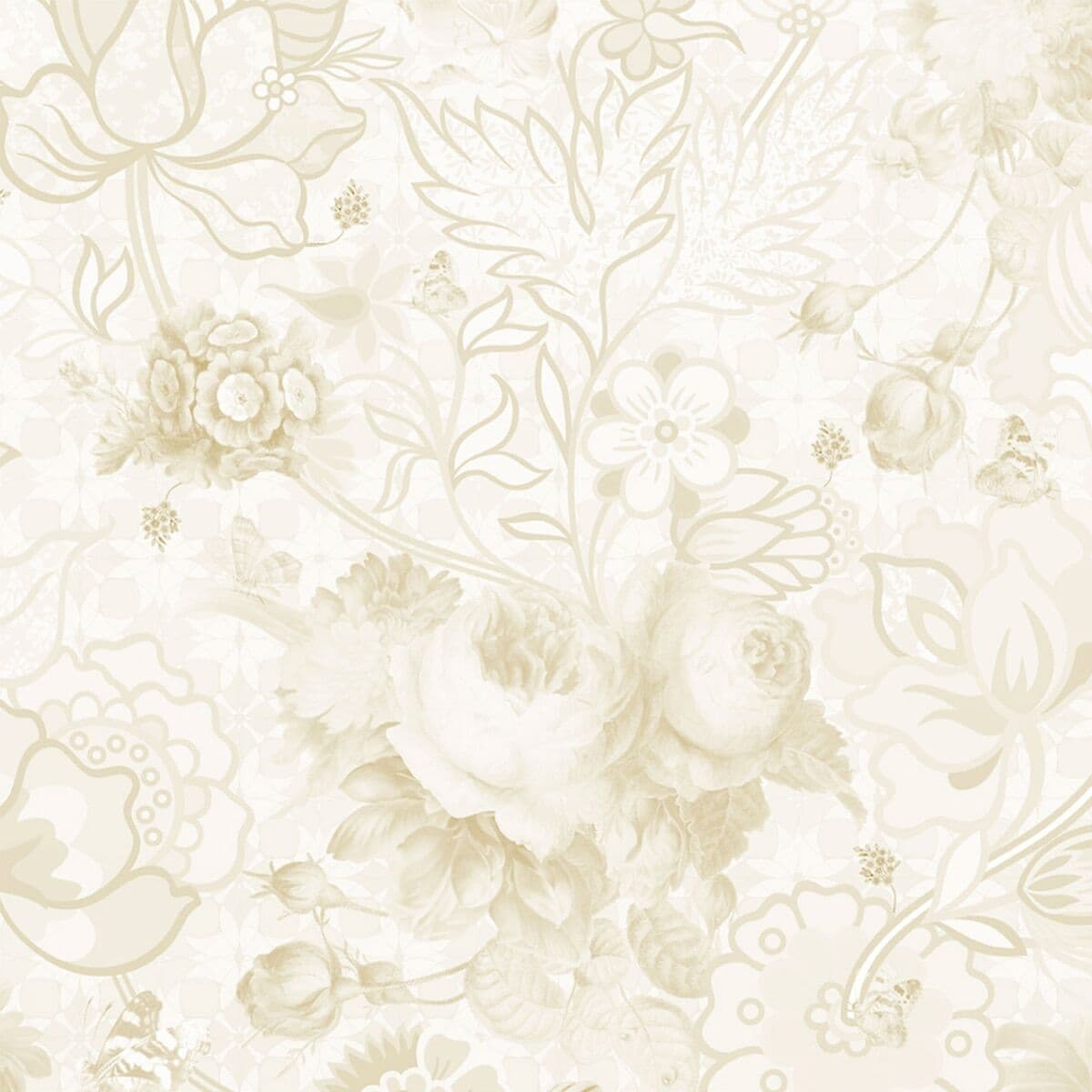 Equipo DRT Papel pintado Berenice DRT.  (0,52 x 10 m) Natural