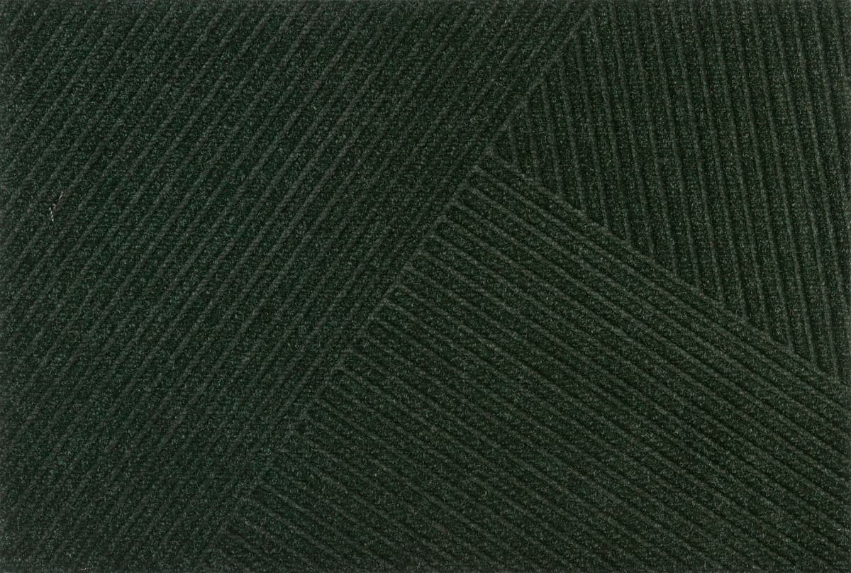 Fussmatte "Stripes midnight green", grün, B:60cm H:8mm L:90cm, Polyester, WASH+DRY BY KLEEN-TEX, Teppiche, Fussmatte grün B : 60cm 1 Stk., 8mm, L: 90cm
