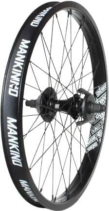 Mankind Vision 20" Cassette BMX Hinterrad (Matt Black - Left hand drive)