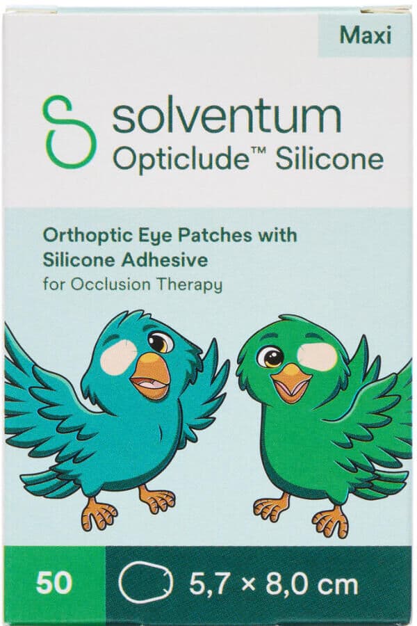Opticlude Silicone Maxi Pige Medicinsk udstyr 50 stk