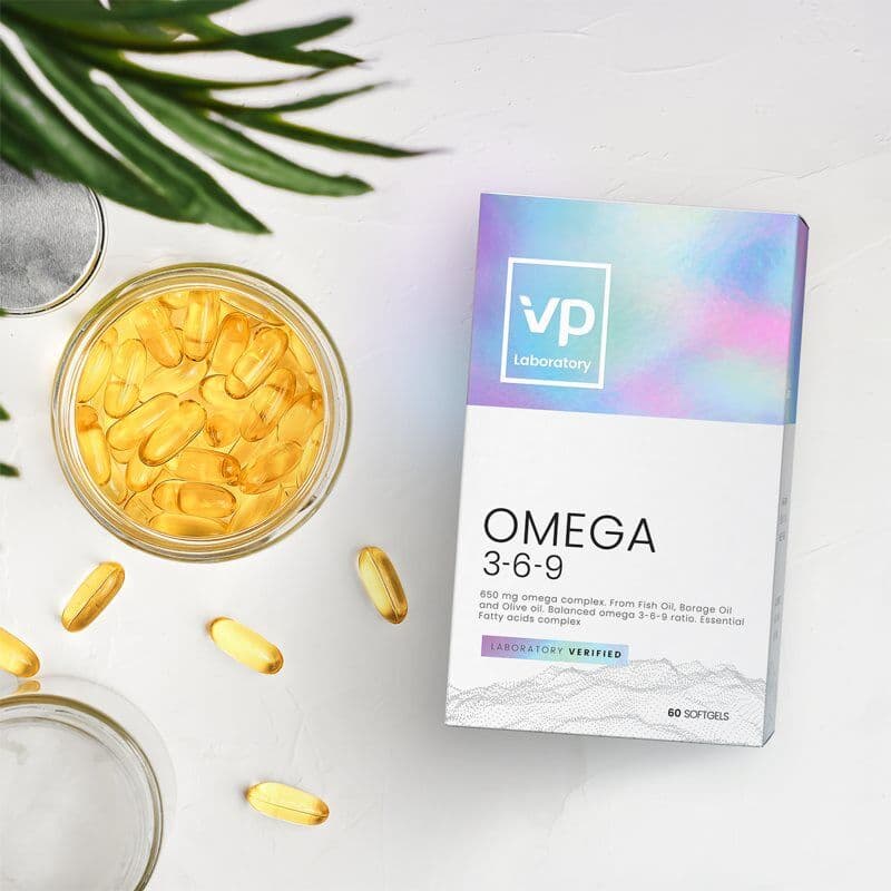 VPLab Omega 3-6-9 kapsułki miękkie dla prawidłowego funkcjonowania serca 60 caps.