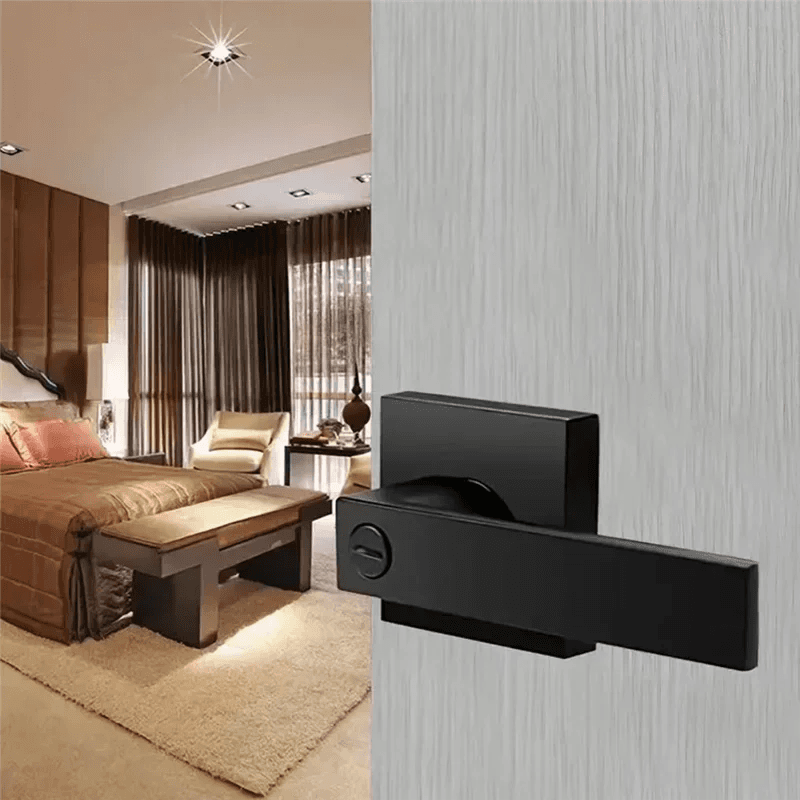 NONE B97A-Door Lever, Keyless Interior Door Knobs, Privacy Door Lever Locksets For Bedroom Bathroom, Modern Door Handles