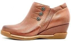 Wide Width Women's Devina Bootie by Hälsa in Dark Brown (Size 9 1/2 W)