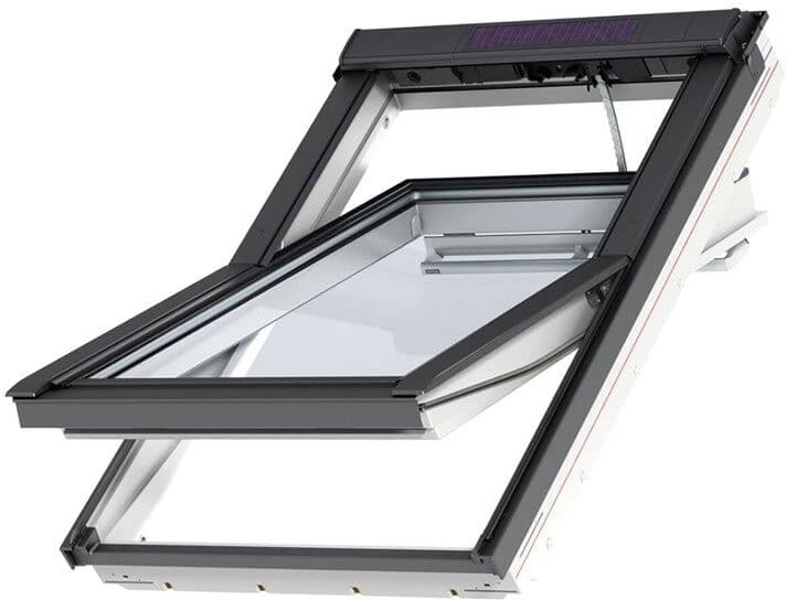 VELUX Finestra da tetto (faccia inclinata)  solare L 55 x H 98 cm bianco