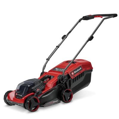 Akkurasenmäher EINHELL "GE-CM 18/32 C Li BL-Solo", grau (rot, schwarz), B:122,8cm H:9,4cm T:39,6cm, Rasenmäher, ohne Akku und Ladegerät