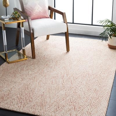 SAFAVIEH Handmade Abstract Gunn Chevron Wool Rug