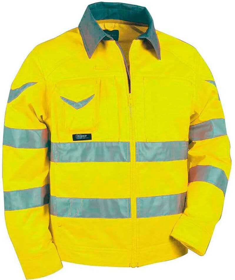 Cofra Chaqueta Warning Reflective Yellow 56