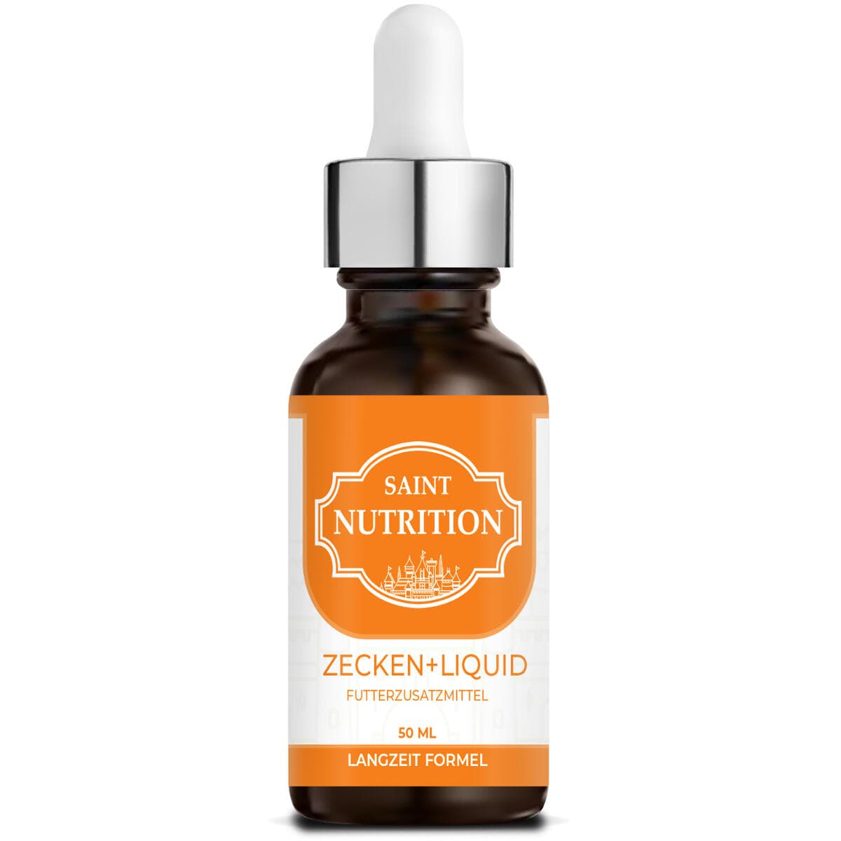 Saint Nutrition Zeckenschutz ÖL - zum Schutz vor Zeckenbefall - für Hunde und Katzen - Zeckenschutz Hund - keine Zecken - Zecken Liquid - Zecken Hund - 50 ml
