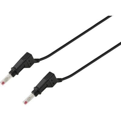 VOLTCRAFT MSB-535schwarz Messleitung 4mm 2,5mm² 32A schwarz CAT II 600V Schiebehülse