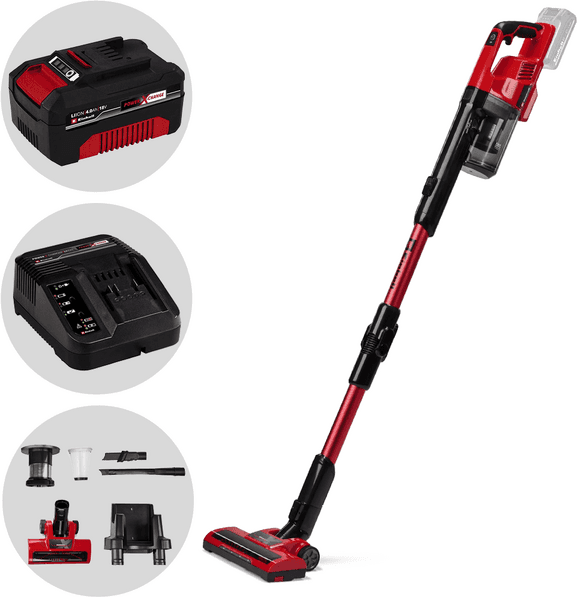 Einhell TE-SV 18 Li-FLX - Aspirapolvere - Scopa a batteria - 18V 5.2Ah