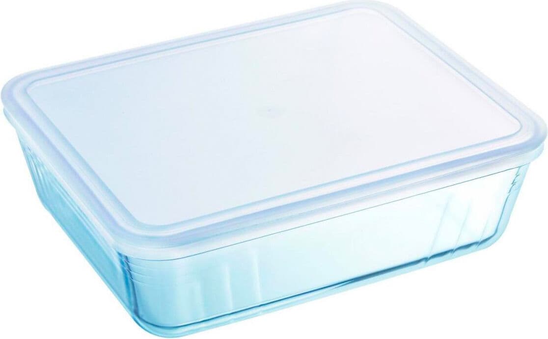 pyrex 244p Contenitore Multiuso Rettangolare Con Coperchio Cm 27x23 - 244p
