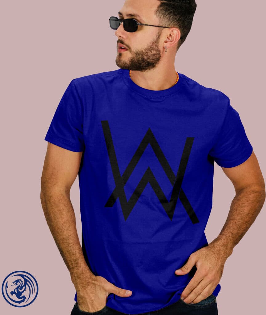 Alan Walker logo férfi póló