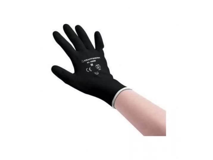 Kraftwerk - Arbeitshandschuh M Kunstleder, für Damen, Größe 8