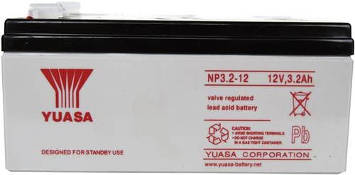Yuasa NP3.2-12 NP3.2-12 Bleiakku 12V 3.2Ah Blei-Vlies (AGM) (B x H x T) 134 x 64 x 67mm Flachstecker 4.8mm Wartungsfrei