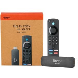 Amazon Media-Player Fire TV Stick 4K Select UHD (2025), HDMI, Wi-Fi 5, Bluetooth, 8 GB Speicher, kompatibel mit Alexa+