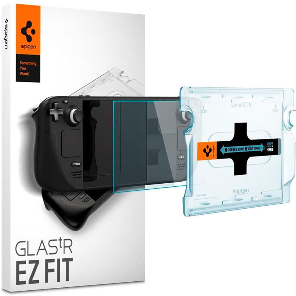 Valve Steam Deck / OLED Spigen EZ Fit Glas.tR Skærmbeskyttelse - Gennemsigtig