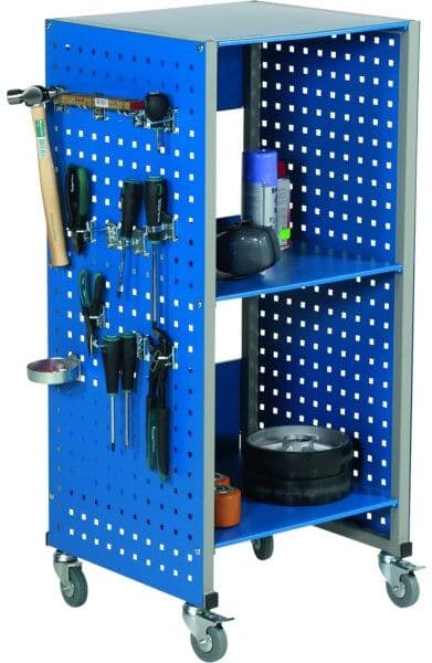 Intra Mobil Værkstedsvogn, (Hxbxd) 1080x490x445, Blå