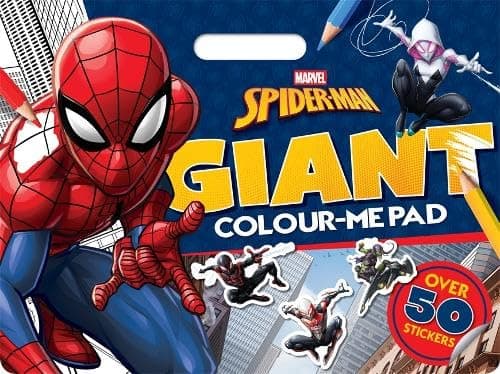 Autumn Publishing Marvel Spider-Man: Giant Colour-Me Pad   Superhero Colouring & Activity Book for Kids