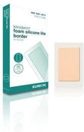 Klinion Wound Care Kliniderm Foam Silikone Lite Border - 5x12,5cm - 5 stk