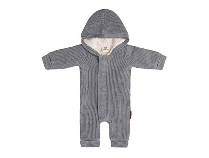 Baby's Only - Overall teddy Soul - Grijs - 68-100% ecologisch katoen