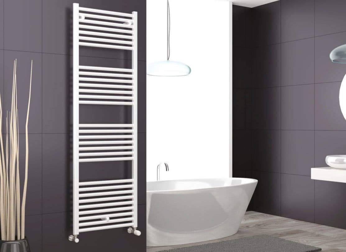 Cordivari SCALDASALVIETTE LISA 25 DRITTO VERNICIATO BIANCO VARIE MISURE DISPONIBILI