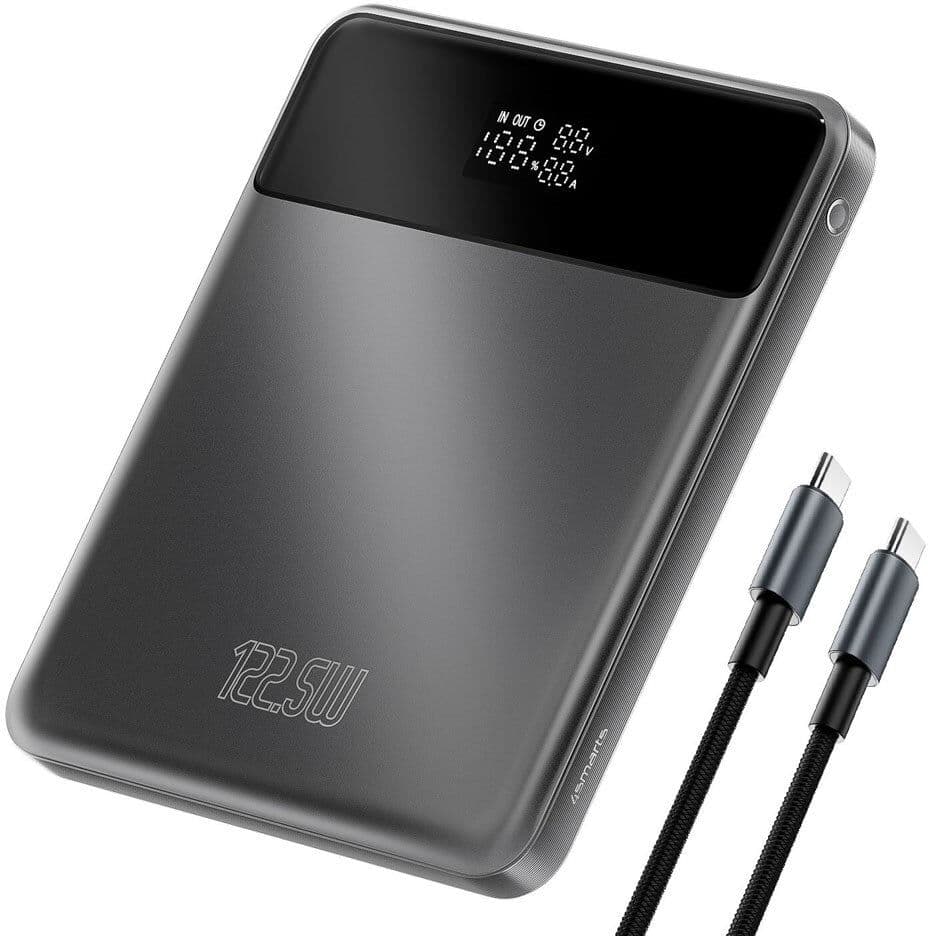 4smarts Enterprise Slim 20.000mAh Powerbank - 122.5W - Grå