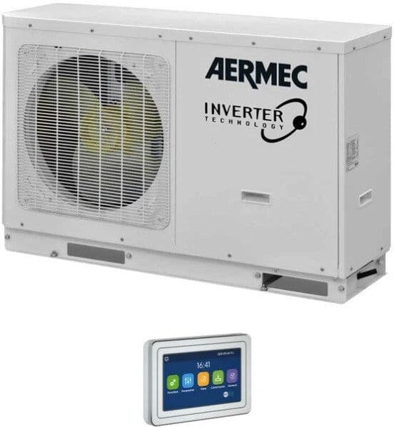Aermec Pompa di Calore Chiller R-32 Inverter Modello HMI140 12 Trifase Kw Con Avviamento e Comando Incluso