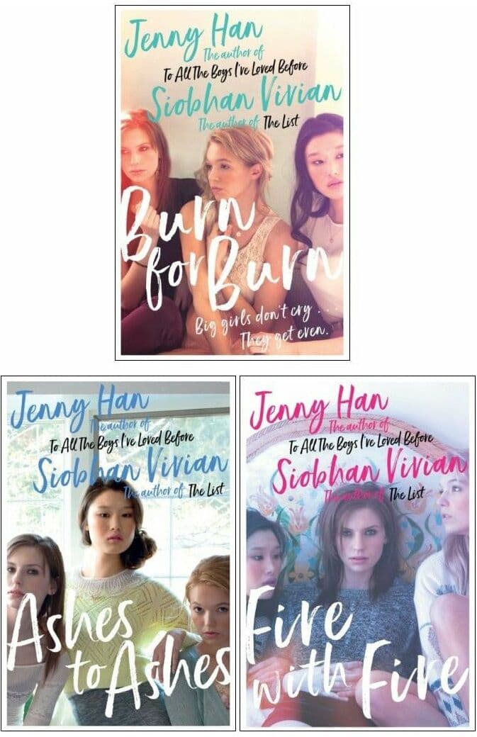 Simon & Schuster The Burn for Burn Trilogy 3 Books Collection Set by Jenny Han and Siobhan Vivian (Burn for Burn, Ashes to Ashes, Fire with Fire)