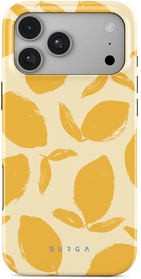 Burga iPhone 18 Pro Max Tough Fashion Cover - MagSafe Kompatibel - Lemon Tart