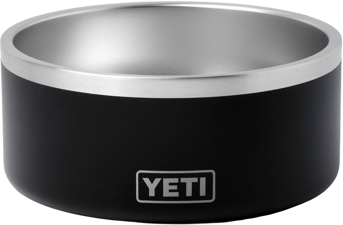 Miska Yeti Boomer 8 Dog Bowl, Black