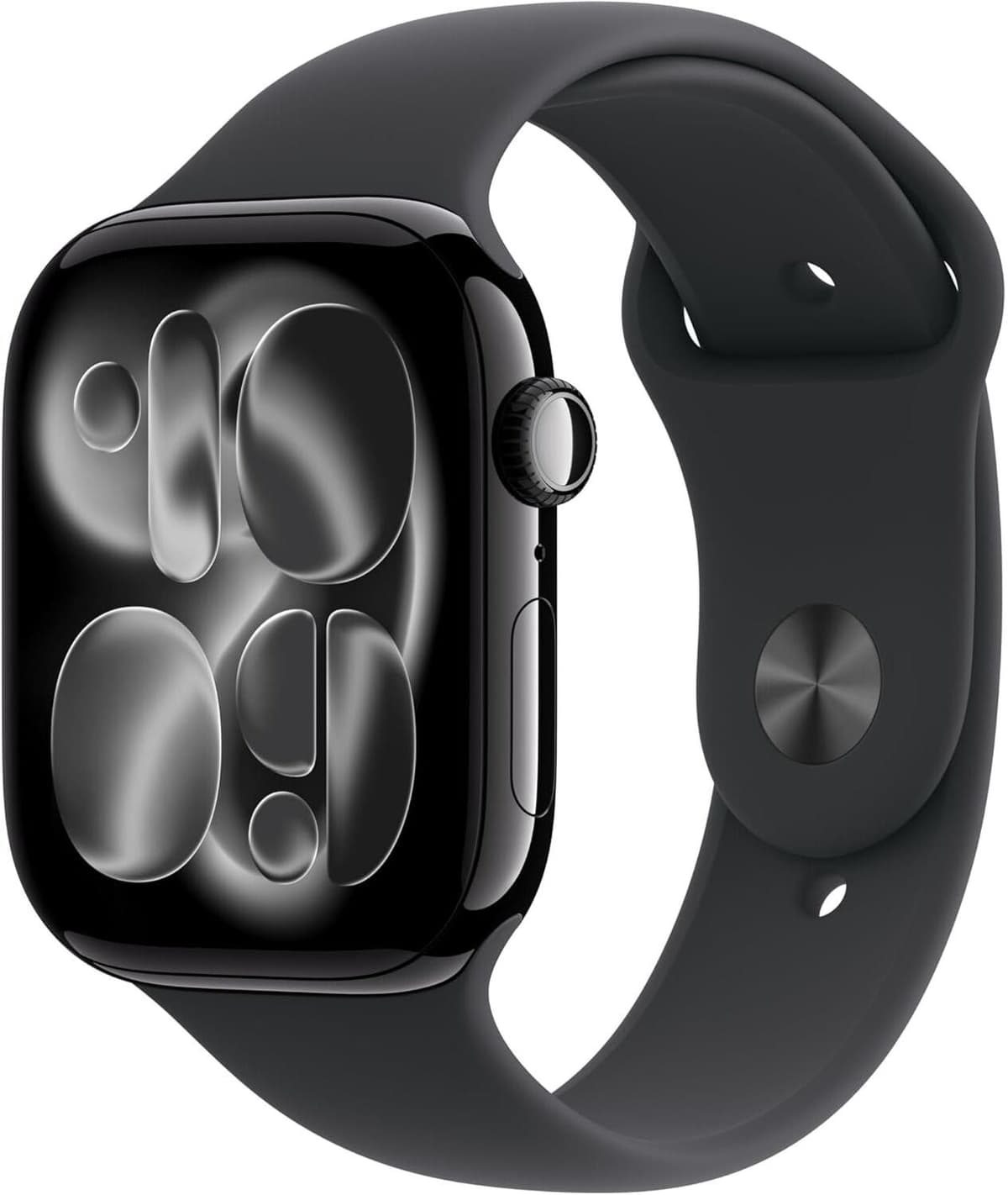 Apple Watch Series 11 GPS 46mm – Jet Black with Sport Band (M/L), Used - Very Good