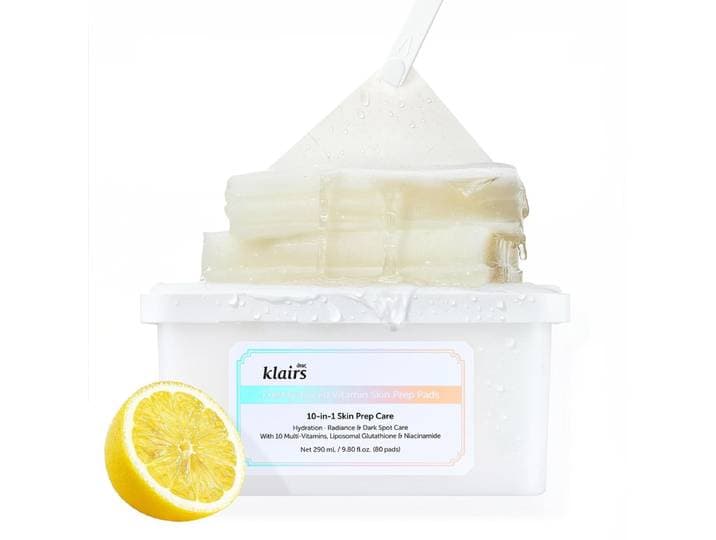 dear, klairs Freshly Juiced Vitamin Skin Prep Pads 290 ml 80 pads