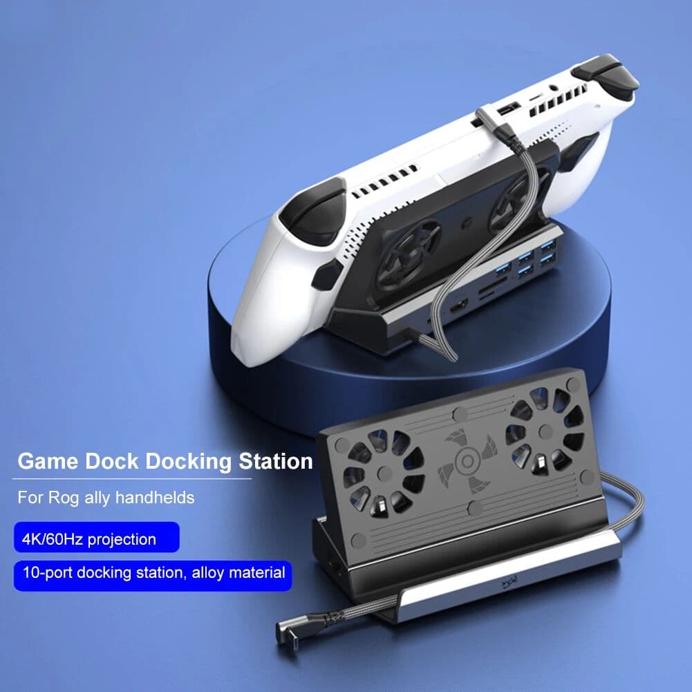 ALLOYSEED Dock Console Hub HDMI-Compatible USB C Docking Station Gigabit Ethernet 1000Mbps Type C USB 3.0 2.0 PD 100W RJ45 for Steam Deck