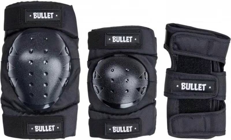 Set De Protecciones Bullet Protecciones Triple Padset Standart Combo Negro L Unisex