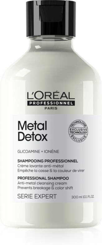 L’Oréal Professionnel Serie Expert Metal Detox shampoing nettoyant en profondeur pour cheveux colorés et abîmés 300 ml