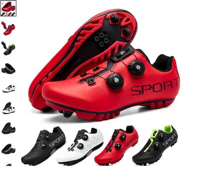 TFanJump Cycling Sneakers Breathable MTB Shoes Men Women Trail Mountain Bicycle Riding Shoes Sport Road Bike Shoes Spd Pedal Cycle Shoes
