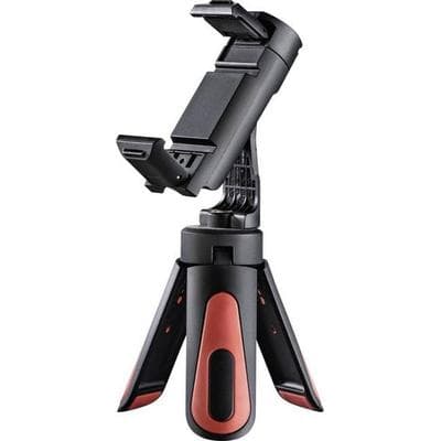 Hama Pocket II Rotation Smartphone-Halter 1/4 Zoll Arbeitshöhe=15 cm Schwarz, Rot