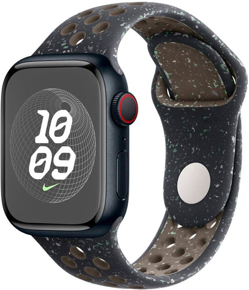 Apple Watch (38/40/SE/41/42mm) Silikonerem Lippa FLOUR - Sort