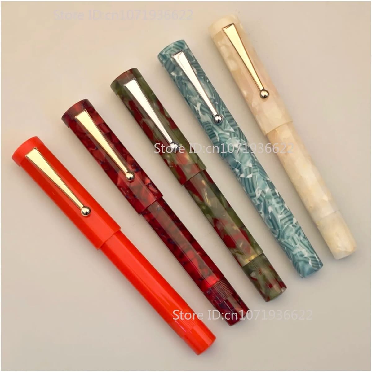 NONE Yongxu 116 Acrylic 5 Colors Piston Fountain Pen No.6 Keyhole Nib Business Writing Pen Gift
