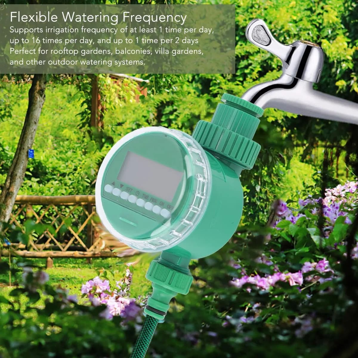 NONE LCD Display Electronic Garden Watering Timer Automatic Irrigation Controller Intelligence Valve Watering Control Device