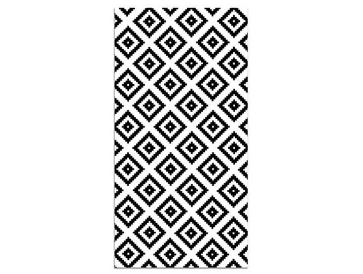 Panorama Tapis Vinyle du Sol Allée - Différentes Tailles - (Carrés Noirs 60x250 cm)