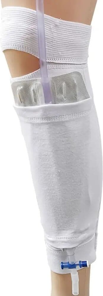 NONE Universal Washable Catheter Bag Holder Catheter Sleeve Urine Bag Drainage Bag Cover Patient Care Urinary Band Support