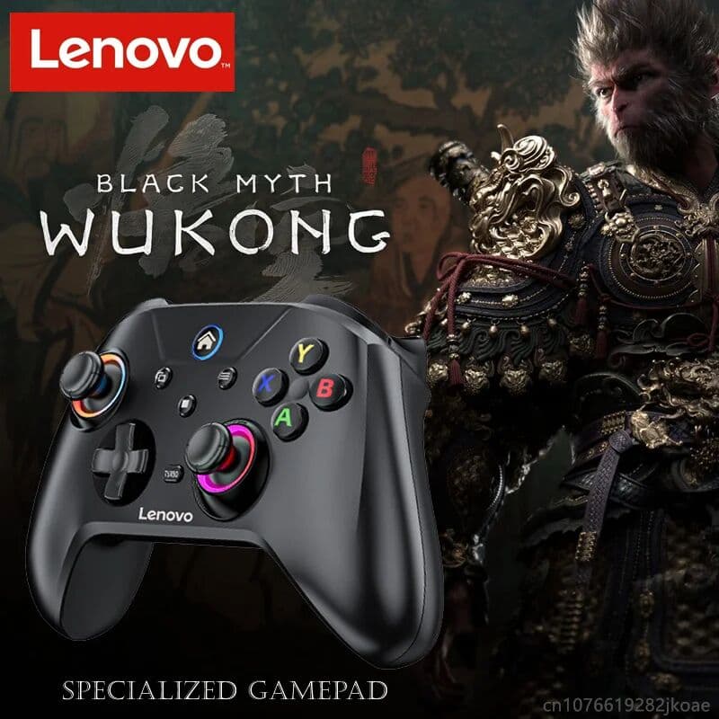 Lenovo S02 Wireless Bluetooth RGB Controller for Nintendo Switch OLED/Switch Lite/PC/Mobile Gamepad Multi-Function Joystick