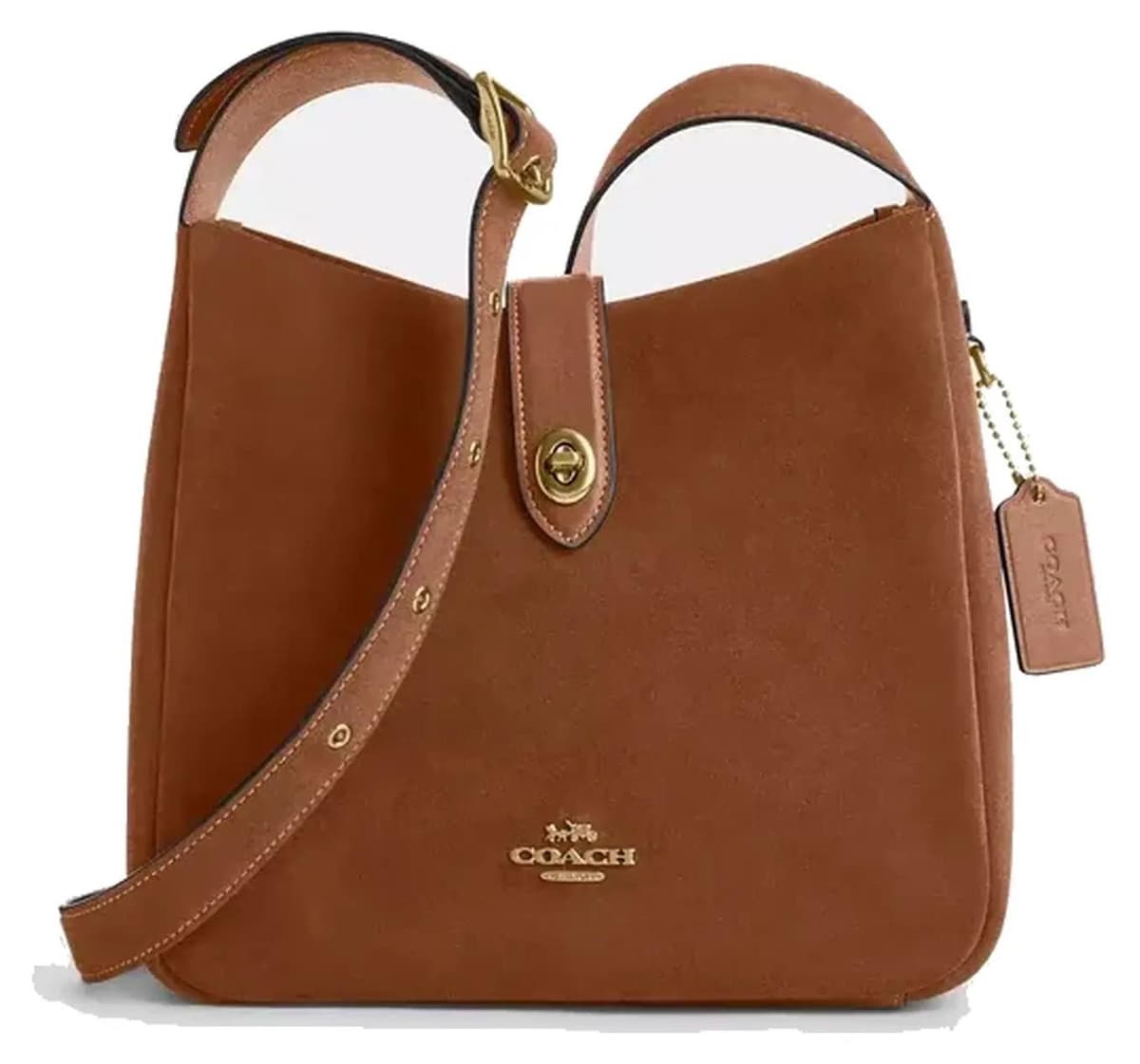 Damenhandtasche Coach Hadley Convertible Crossbody, Sienna Samt