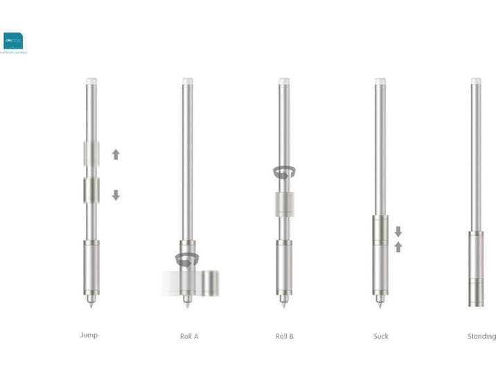 DesignNest FidgetPen - Magnetische Balpen - Stressverlichting - Grijs