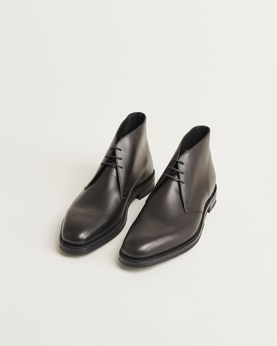 Loake 1880 Pimlico Chukka Boot Black Calf men EU42,5 Sort