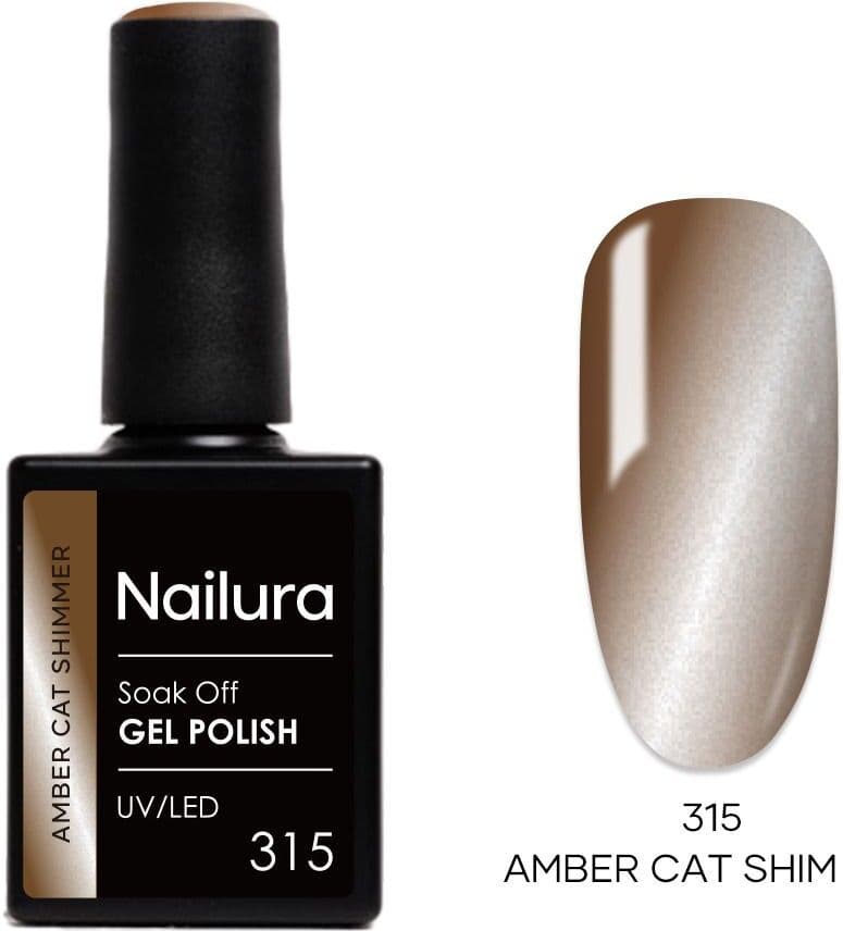 Nailura Gel Polish 315 - Amber Cat Shimmer - 10 Ml. Skjønnhet Negler Gel Polish / Gellakk