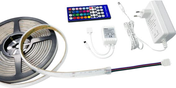 Namron LED Strip COB RGB+W 5m IP65 IR - 3215523